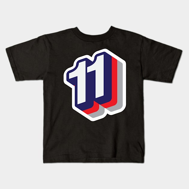 11 Kids T-Shirt by MplusC